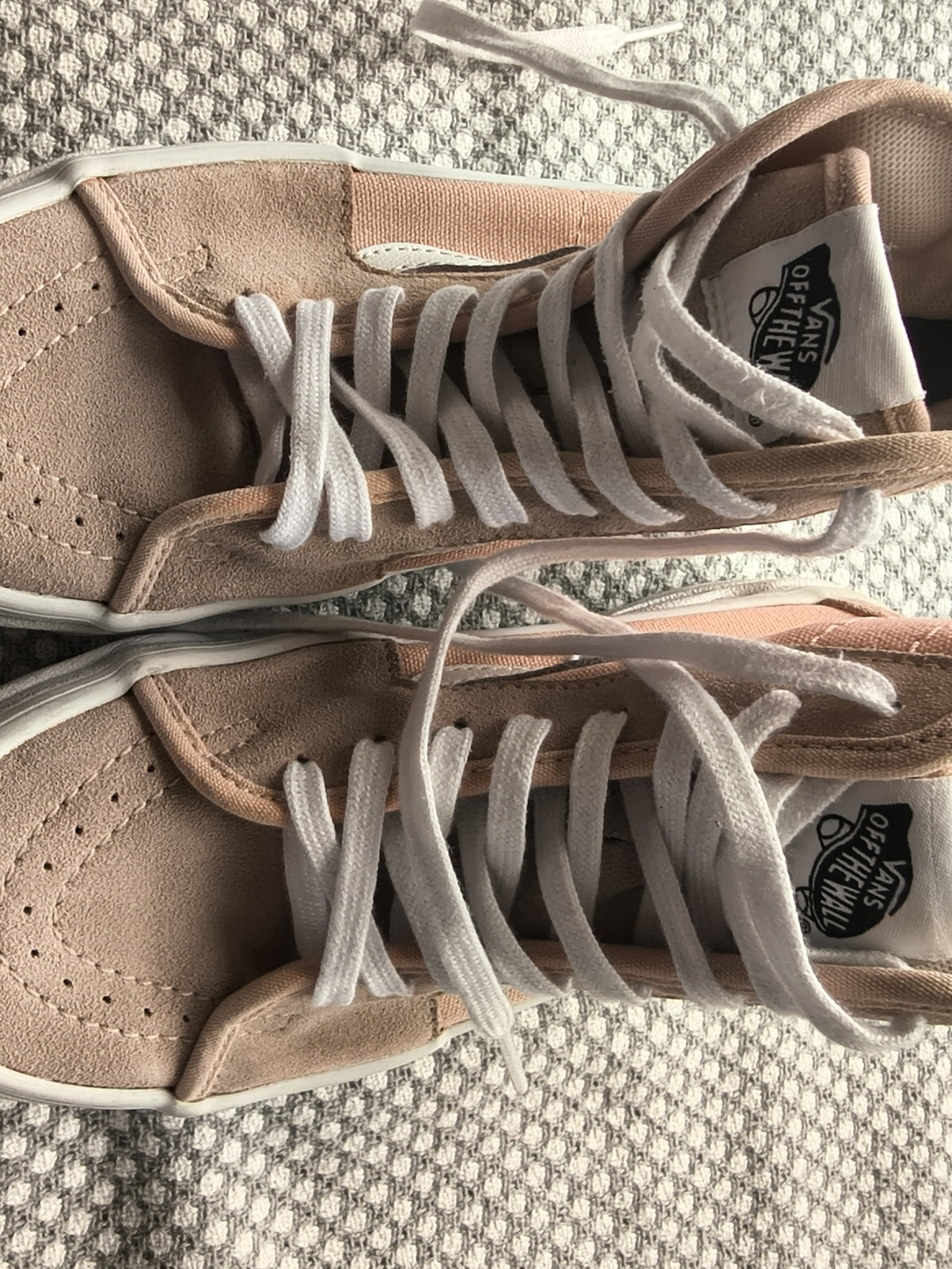 Vans Women’s Pink Suede Sk8-Hi Sneakers